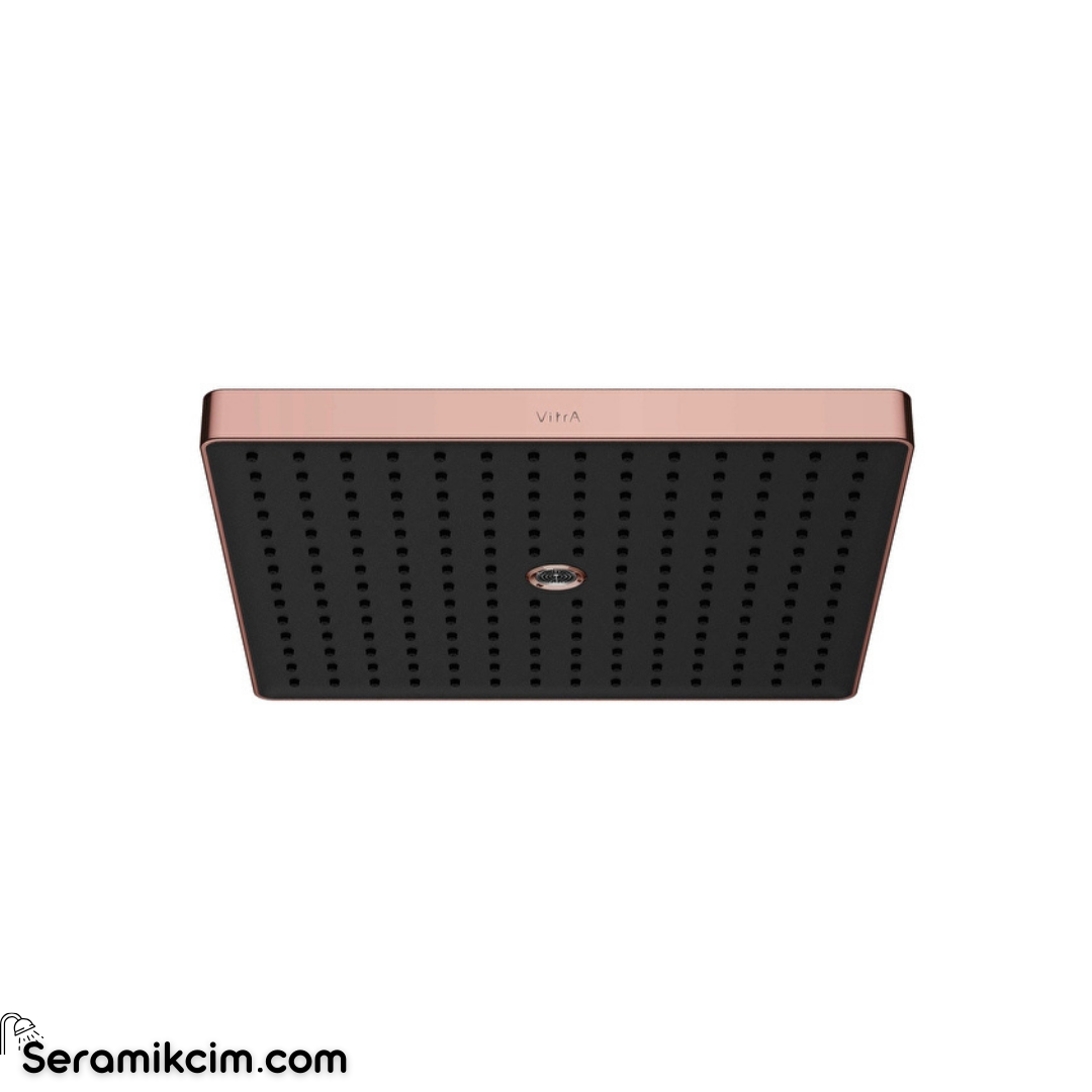 Vitra Prime Square Duş Başlığı 2 Fonksiyonlu 300Mm Parlak Bakır A4592329