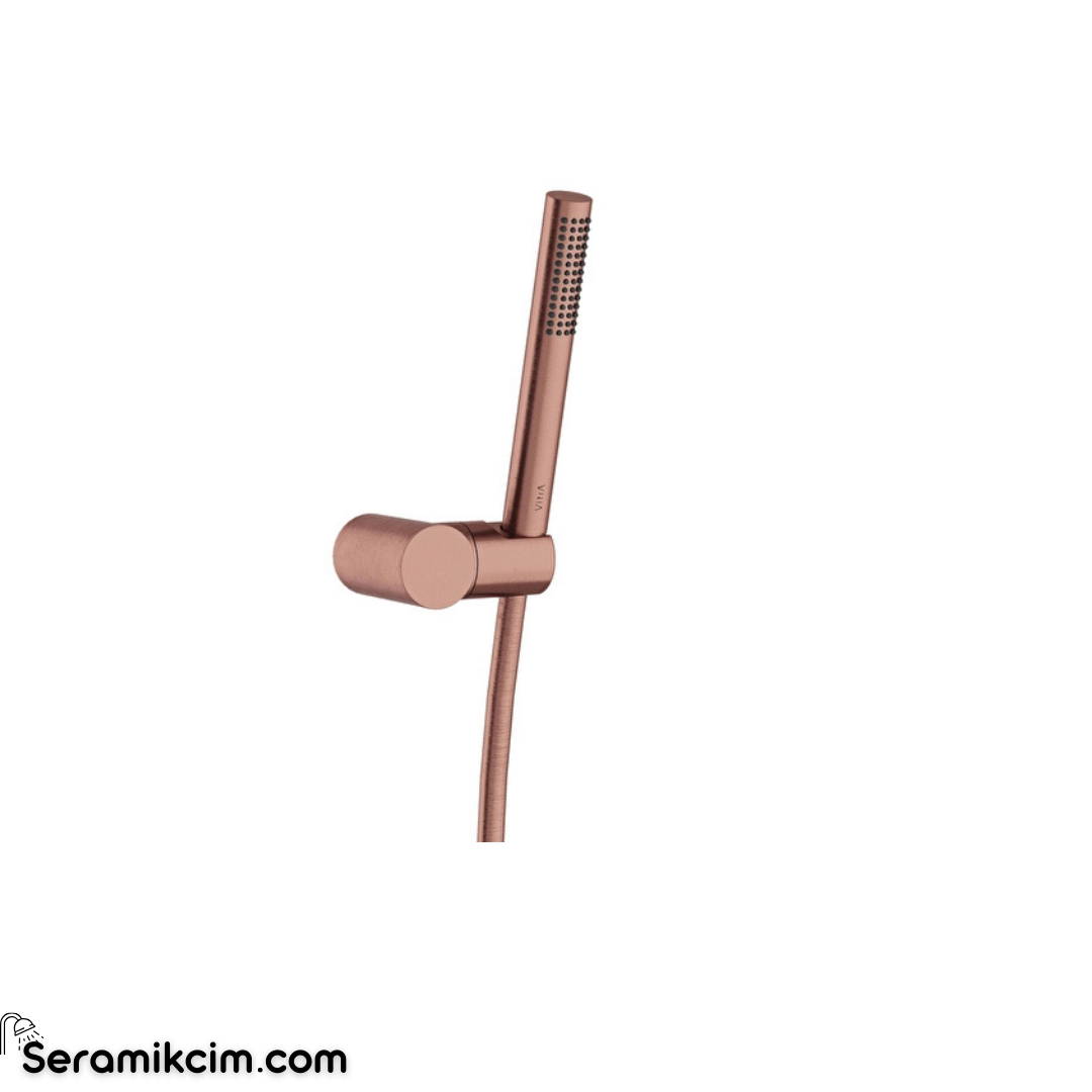 Vitra Prime Stick Round El Duşu Fırçalı Bakır A4592624