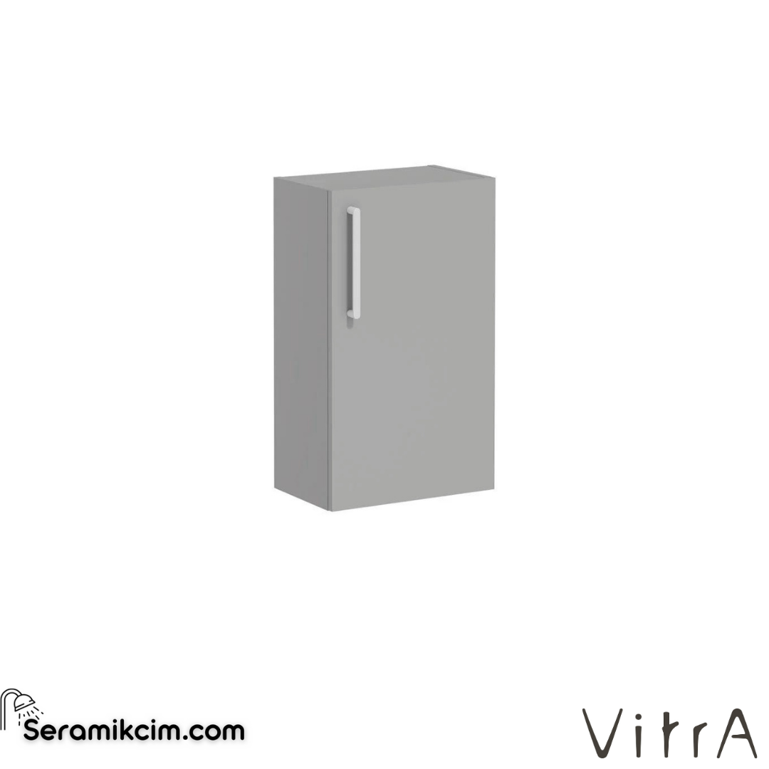 Vitra Root Alt Ünite, 40 Cm, Dar, Mat Kaya Gri, Sağ