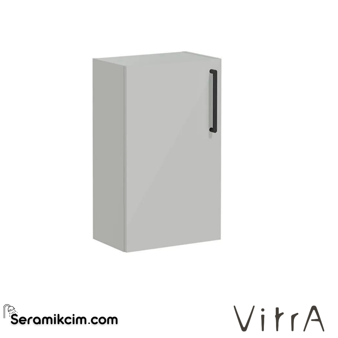 Vitra Root Alt Ünite, 40 Cm, Dar, Parlak İnci Grisi, Sol - 66221