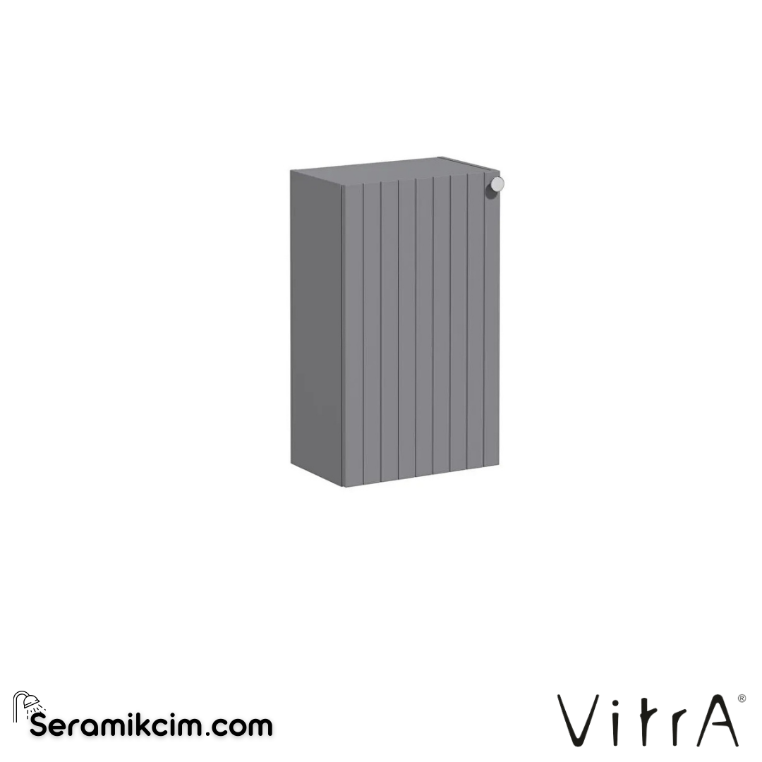 Vitra Root Groove Alt Ünite, 40 Cm, Dar, Mat Gri, Sol - 69137