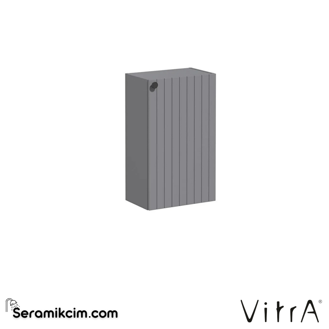 Vitra Root Groove Alt Ünite, 40 Cm, Dar, Mat Gri, Sağ - 69144