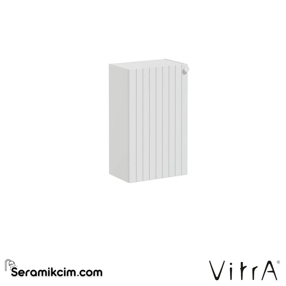 Vitra Root Groove Alt Ünite, 40 Cm, Dar, Mat Açık Gri, Sol - 69136