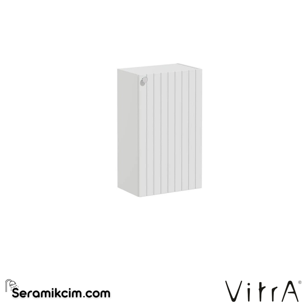 Vitra Root Groove Alt Ünite, 40 Cm, Dar, Mat Açık Gri, Sağ - 69143