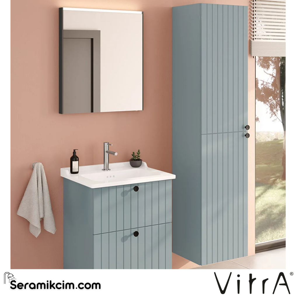 Vitra Root Groove Boy Dolabı, 40 Cm, Mat Fiyord Yeşili - 69089