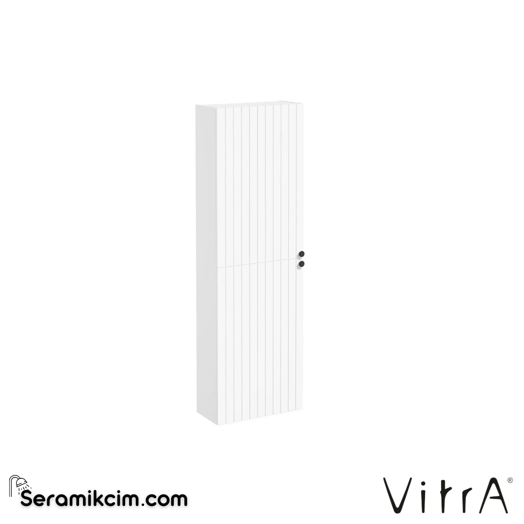 Vitra Root Groove Boy Dolabı, 55 Cm, Dar, Mat Beyaz - 69114