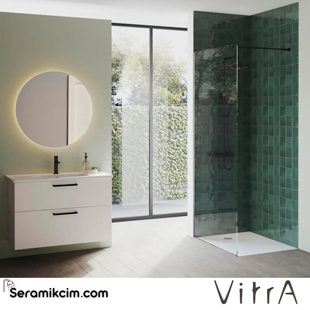 Vitra Root Lavabo Dolabı, İki Çekmeceli, 100 Cm, Parlak Beyaz, Yuvarlak Lavabolu - 68313