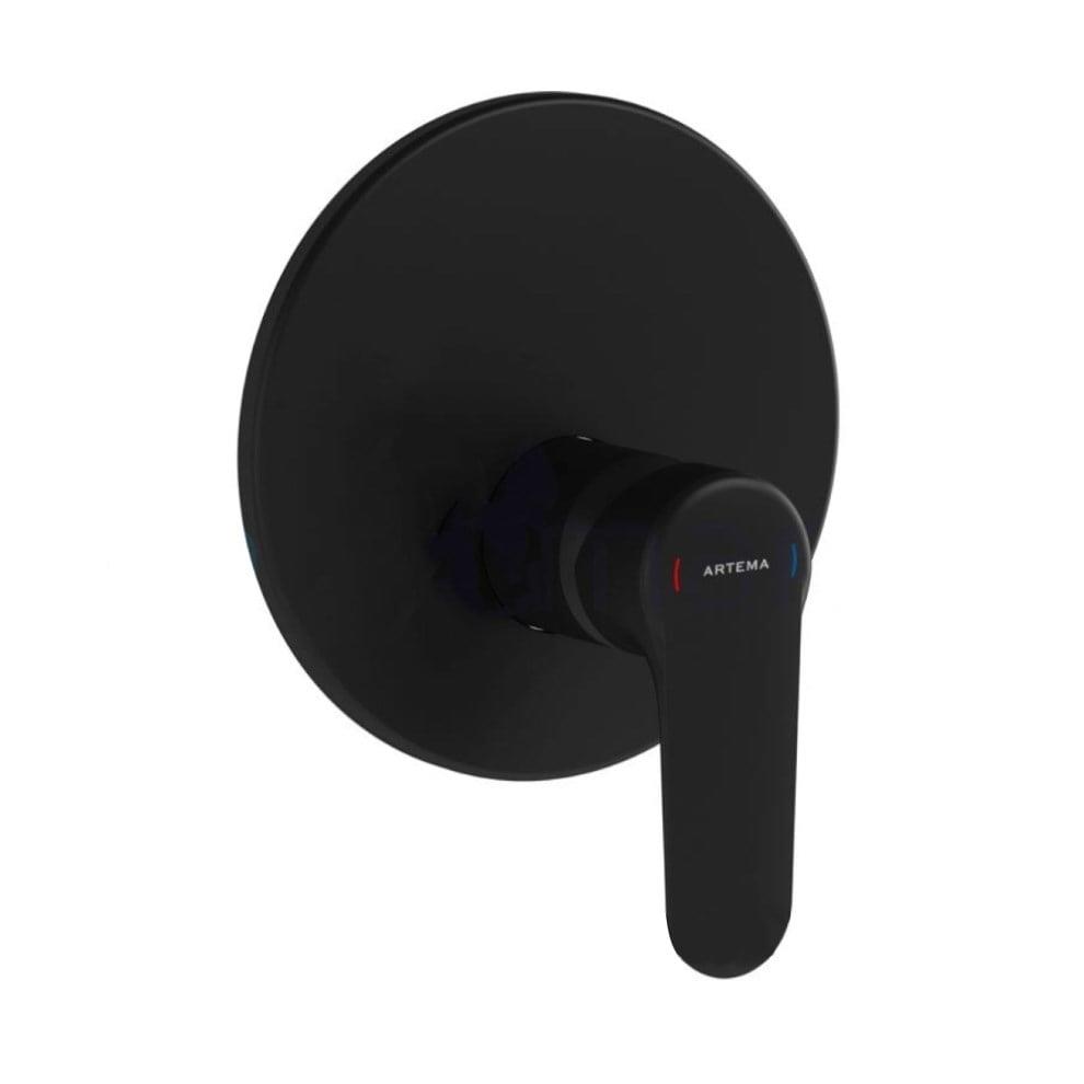 Vitra Root Round Ankastre Duş Bataryası (V-Box Sıva Üstü Grubu), Mat Siyah - A4282936