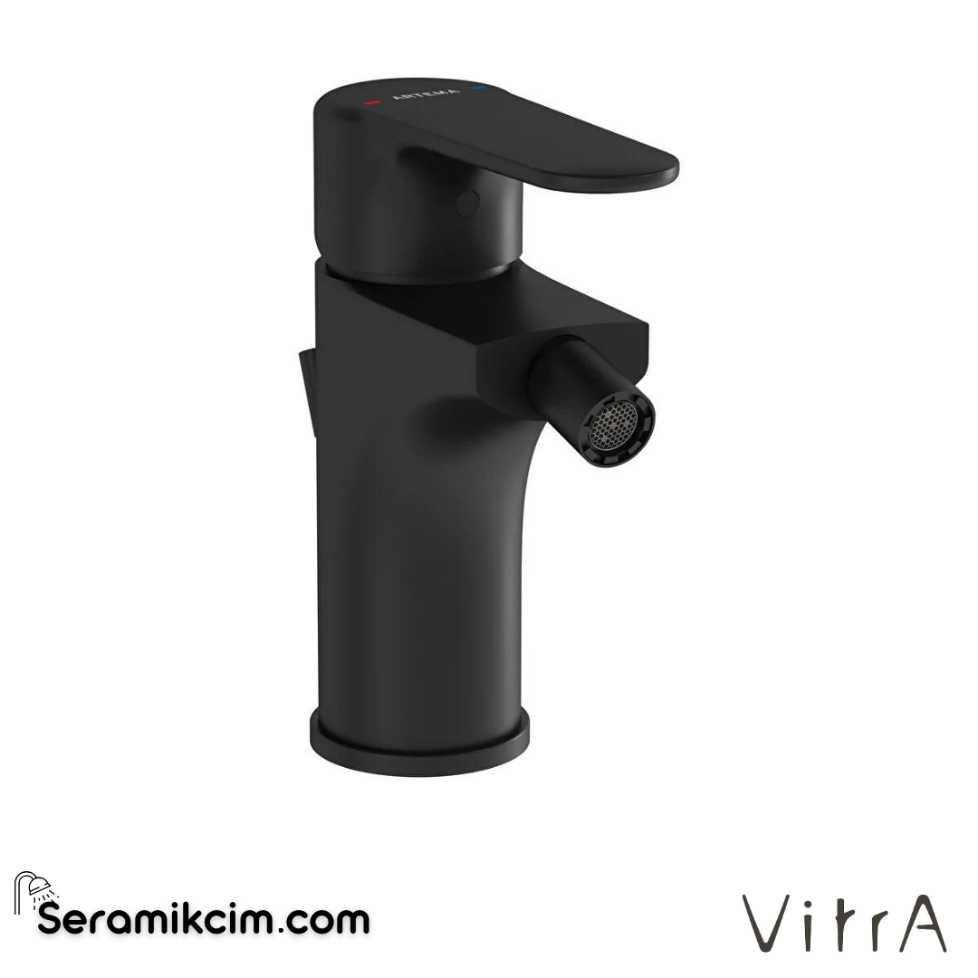 Vitra Root Round Bide Bataryası (Sifon Kumandalı), Mat Siyah - A4272436