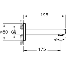 Vitra Root Round Çıkış Ucu , Mat Siyah - A4272036