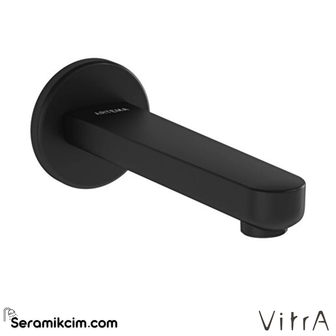VitrA Root Round Çıkış Ucu Mat Siyah A4311136 - A4311136