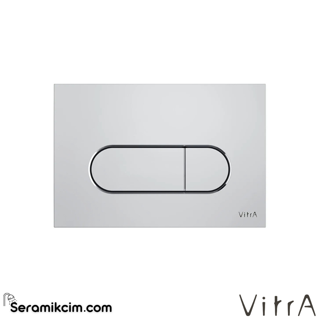 VitrA Root Round Kumanda Paneli, Parlak beyaz 740-2200 - 740-2200