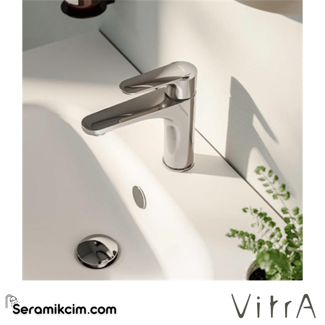 Vitra Root Round Lavabo Bataryası Krom A42705 - A42705