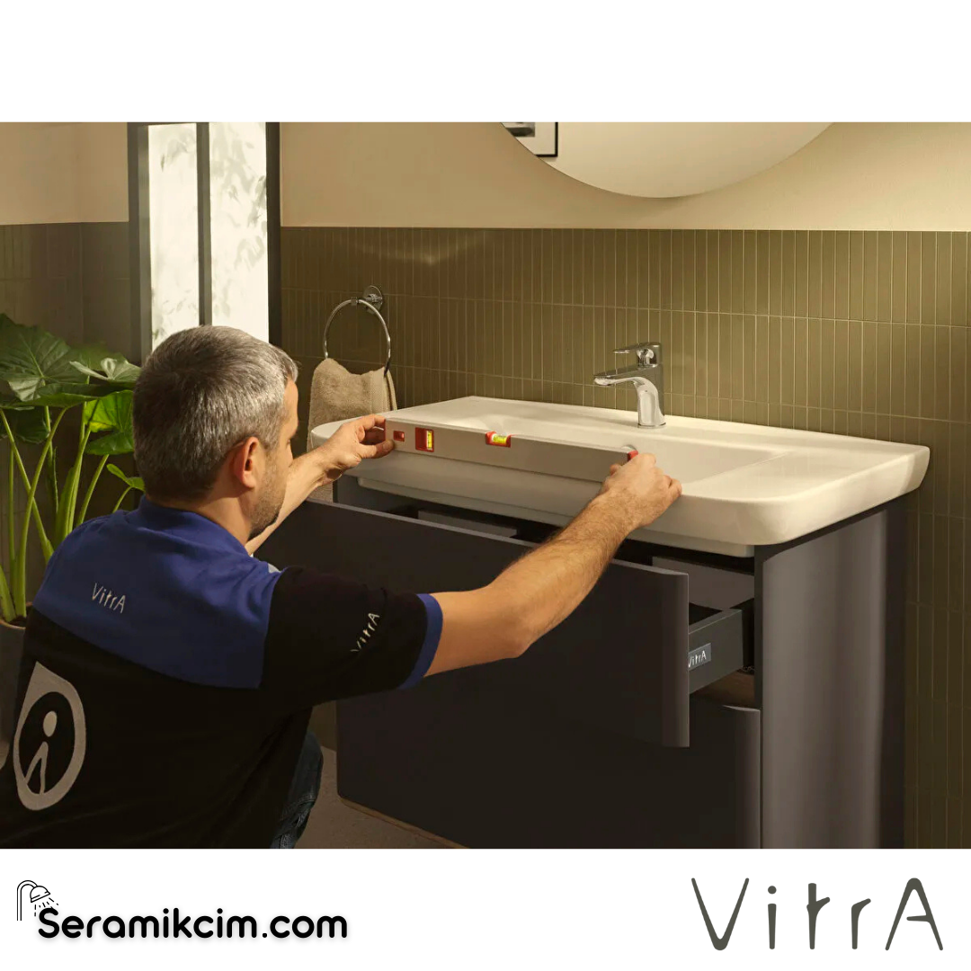 Vitra Root Round Lavabo Bataryası Krom A42705 - A42705