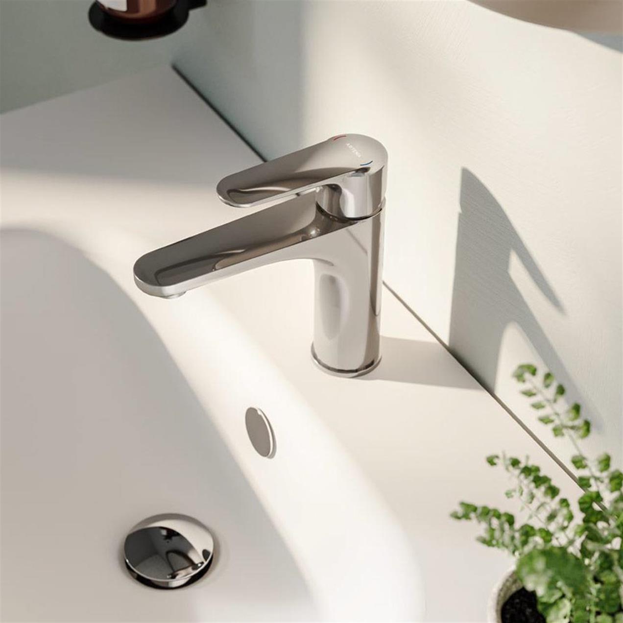 Vitra Root Round Lavabo Bataryası (Yüksek), Krom - A42706