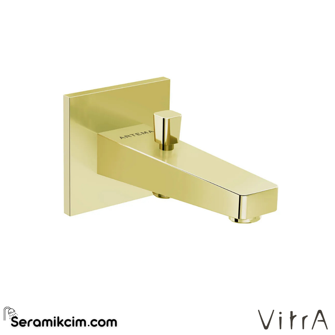 VitrA Root Square Çıkış Ucu (el duşu çıkışlı) Soft Altın  A4313174 - A4313174