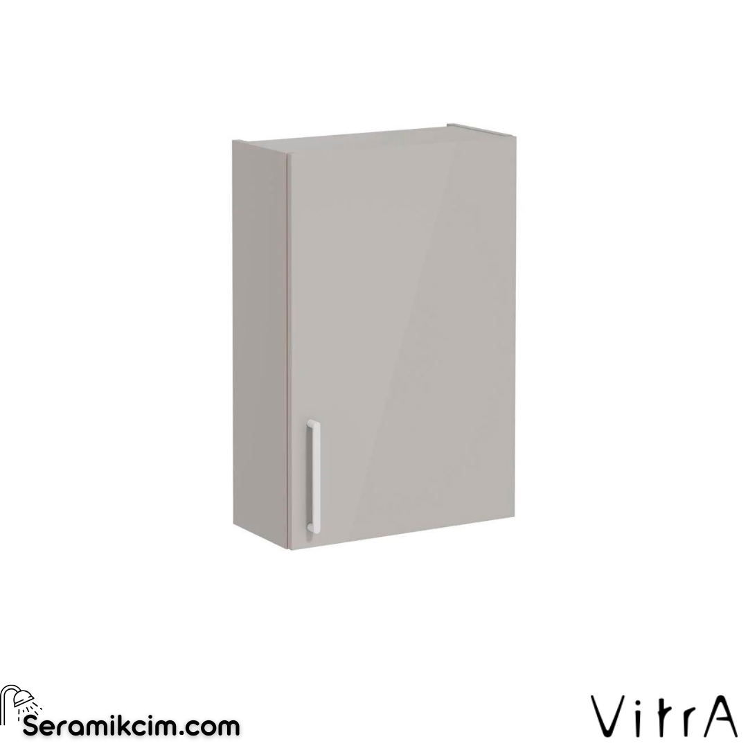 Vitra Root Üst Ünite, 55 Cm, Dar, Parlak Antrasit, Sağ