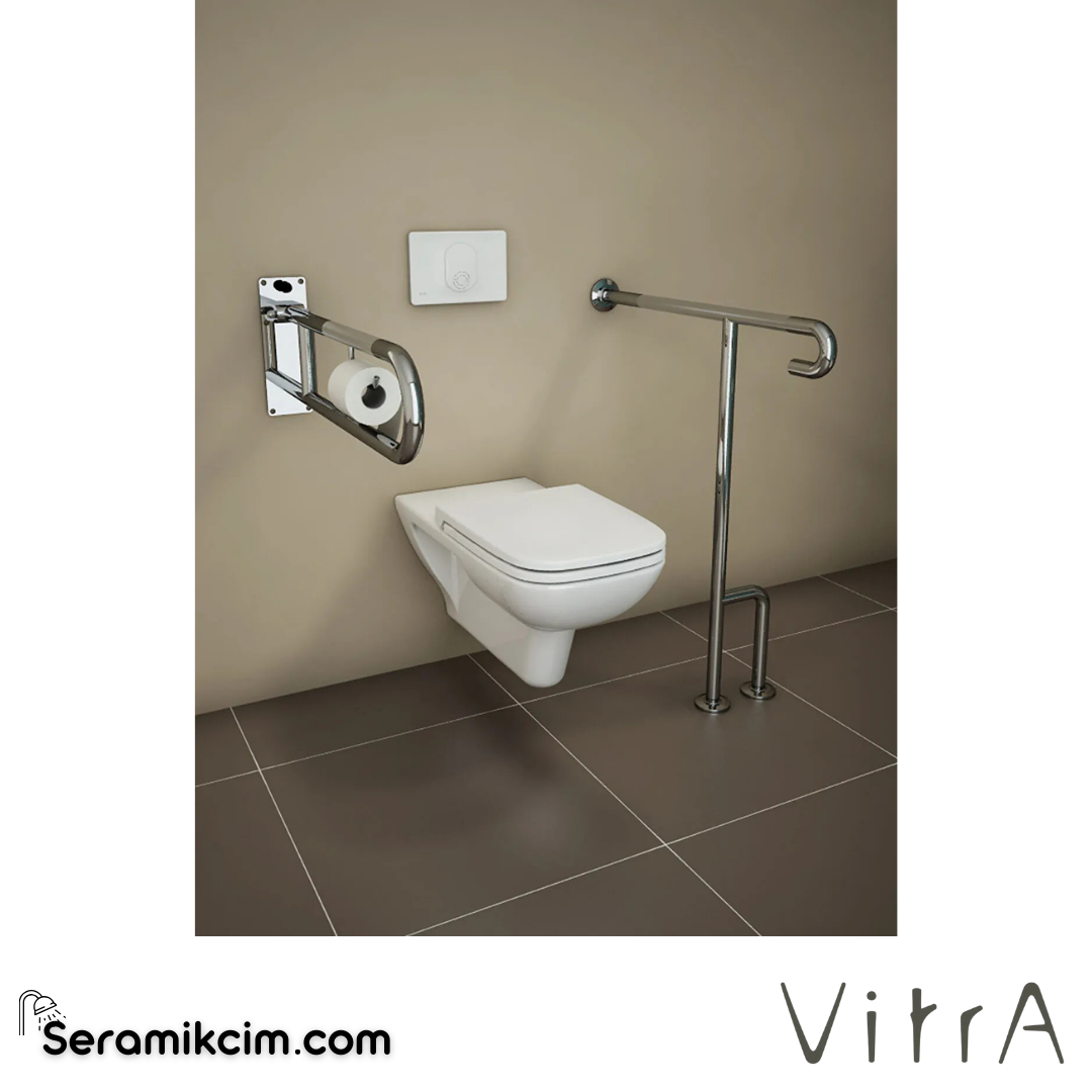 Vitra S20 Asma Klozet Kompakt, 48 Cm Taharet Borulu, Beyaz - 5505L003-0868