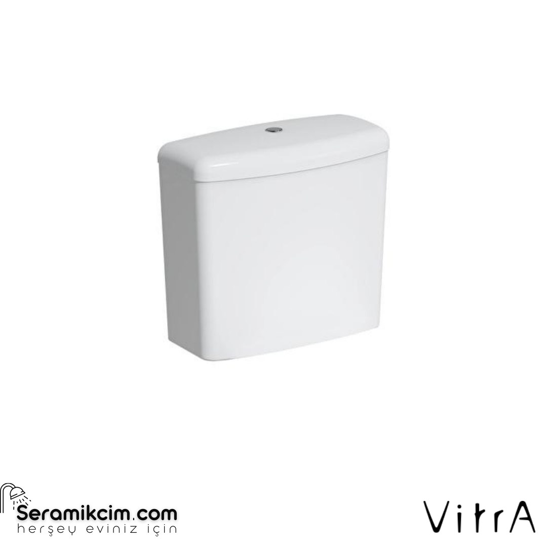 Vitra S20 Round Rezervuar  Üstten Kumandalı, Alttan Su Girişli, Beyaz