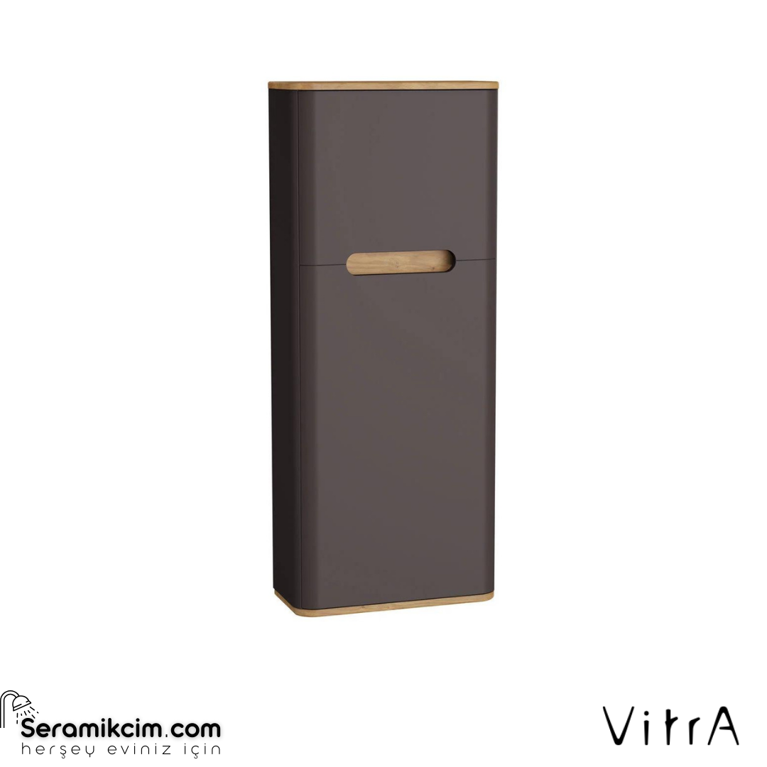Vitra Sento Dar Boy Dolabı, Sol, Mat Antrasit