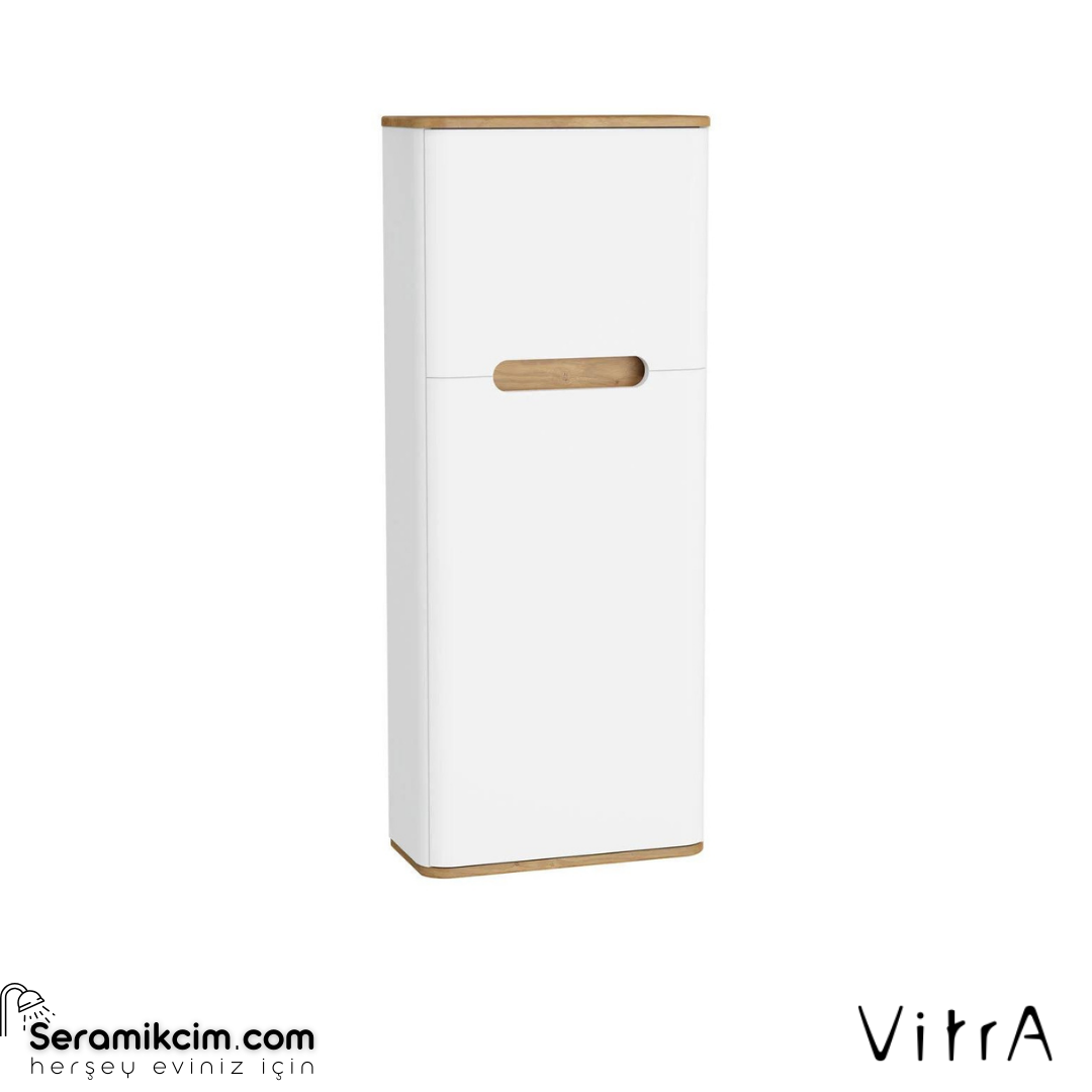 Vitra Sento Dar Boy Dolabı, Sol, Mat Beyaz