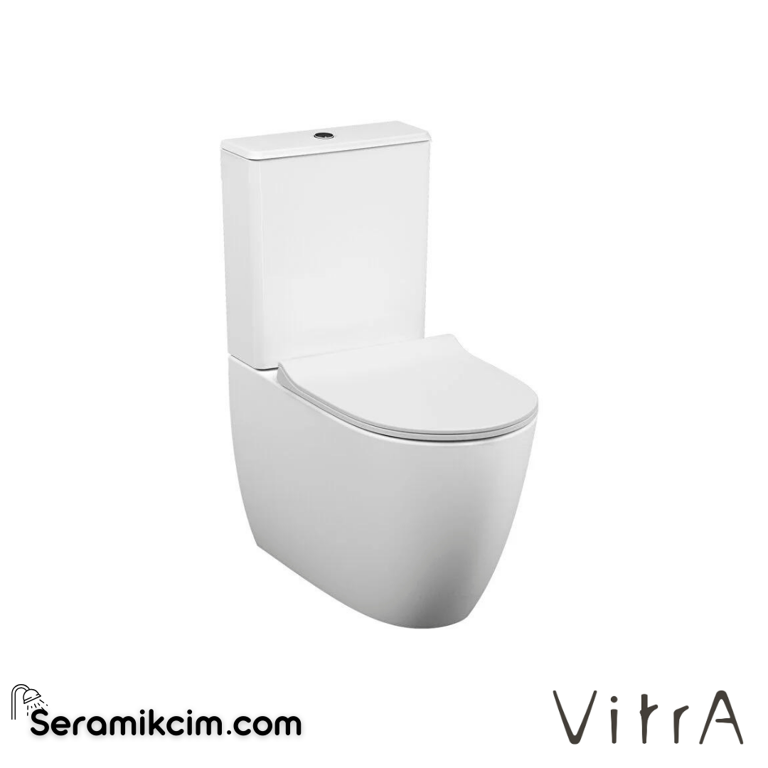 VitrA Sento Rezervuar  Üstten Kumandalı, Alttan Su Girişli, Beyaz - 5639L003-0108