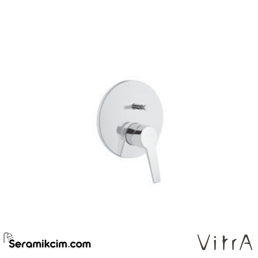 VitrA Solid S Ankastre Banyo Bataryası (sıva üstü grubu) Krom A42446 - A42446