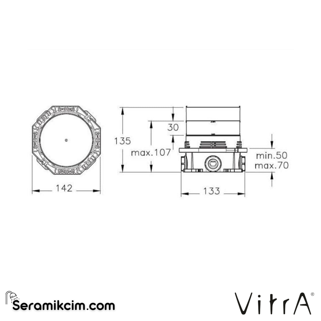 Vitra Suit V-Box (Sıva Altı Grubu) A42806 - A42806