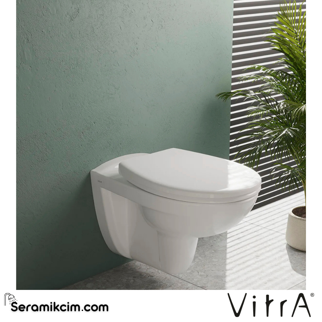 VitrA Universal Klozet Kapağı Alttan Sıkmalı Yavaş Kapanır, Kolay Sök-Tak, Metal Menteşeli, Beyaz 109-003-909 - 109-003-909