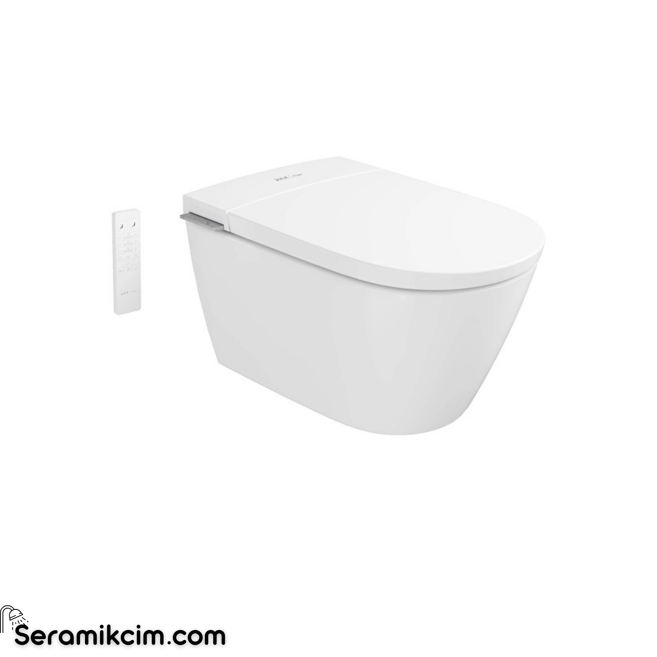 Vitra V-Care 3 Prime Akıllı Asma Klozet Vortex 60 Cm Temassız Clean Beyaz 7777B403-6399
