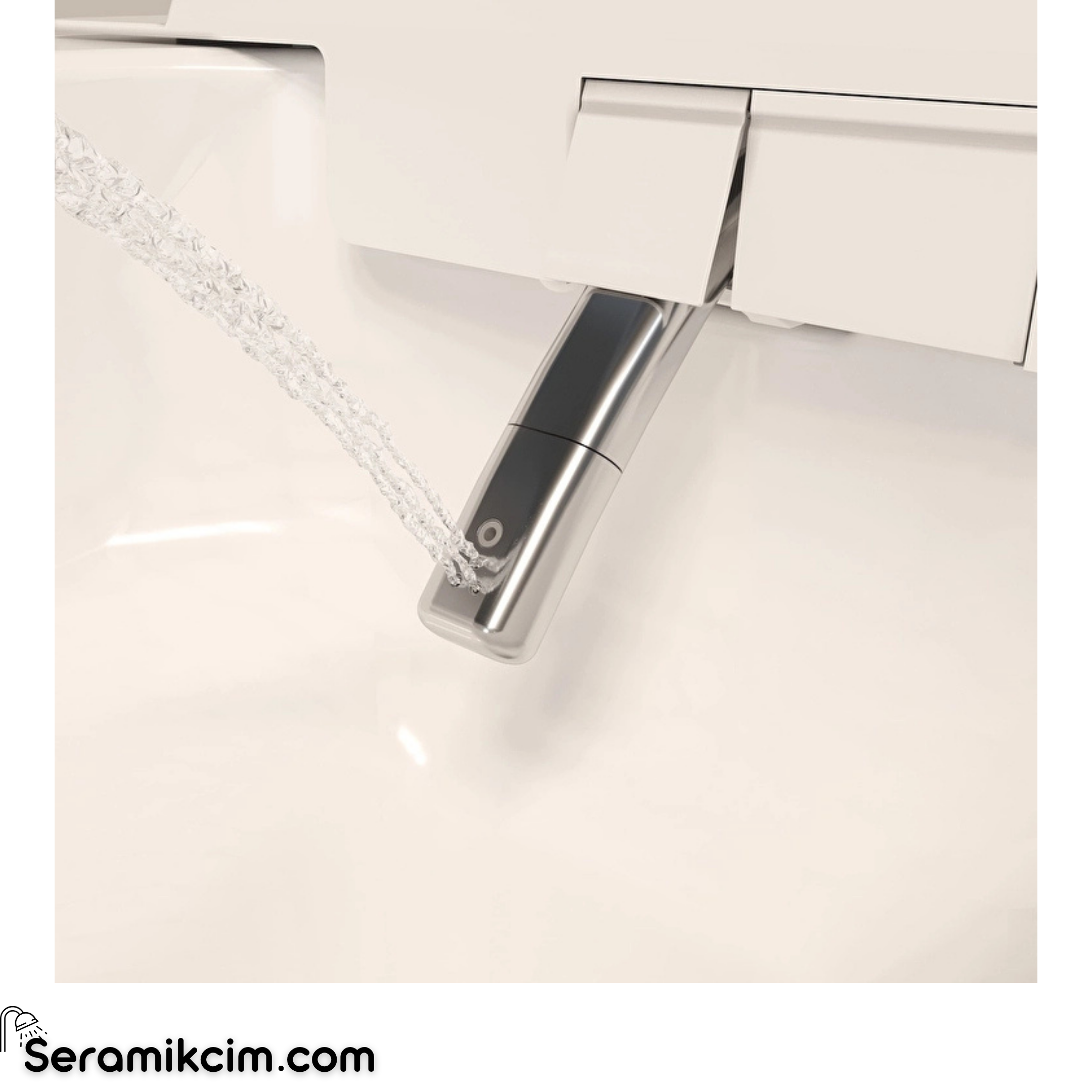Vitra V-Care 3 Prime Akıllı Asma Klozet Vortex 60 Cm Temassız Clean Beyaz 7777B403-6399