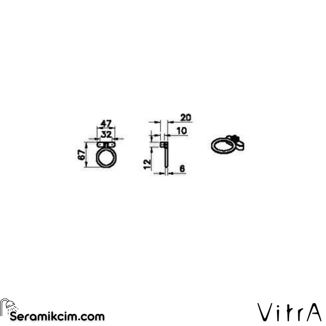 Vitra Valarte Altın Kulp