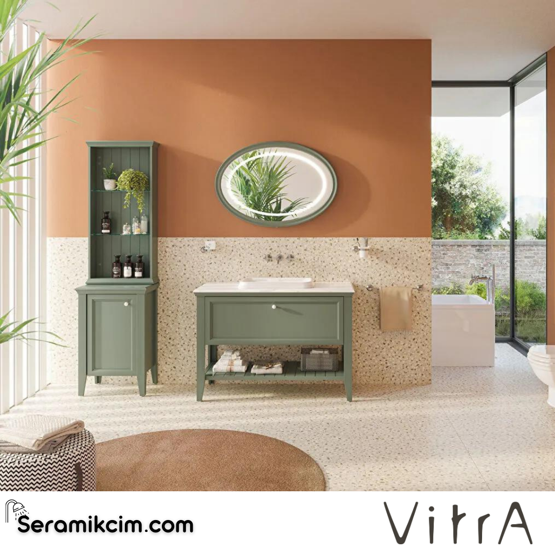 Vitra Valarte Neo Açık Vitrin, 55 Cm, Çelik Mavisi - 65800