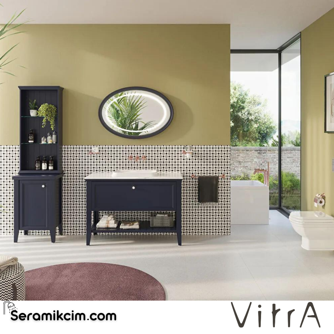 Vitra Valarte Neo Düz Ayna, 100 Cm, Retro Yeşil - 65828