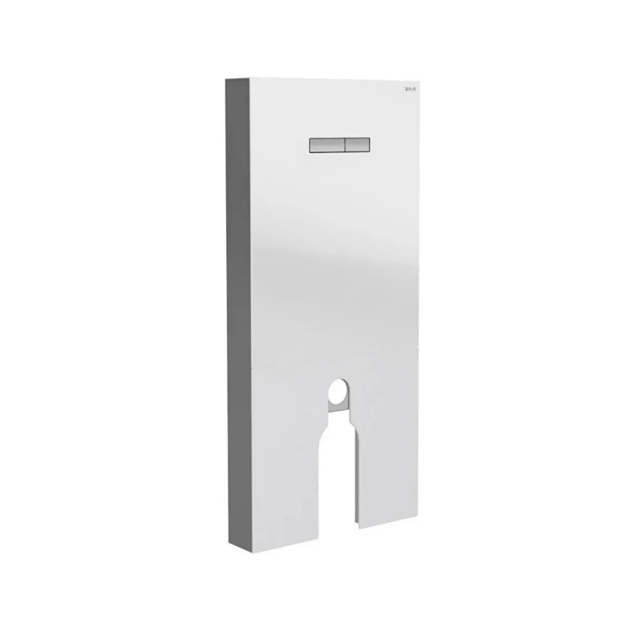 Vitra Vitrus Duvar Önü Cam Rezervuar Duvara Tam Dayalı Yerden Klozetler İçin 114 cm Beyaz 3-6 L 870-1760-01