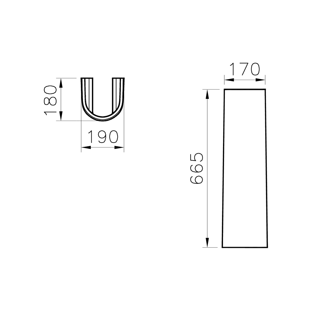 VitrA Zentrum Kolon Ayak  Beyaz - 6408L003-0156