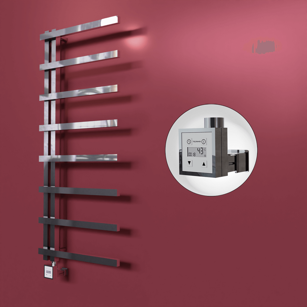 Zap Dekoratif Elektrikli Havlupan 500x1800 Krom (KTX3 Termostat) 300W