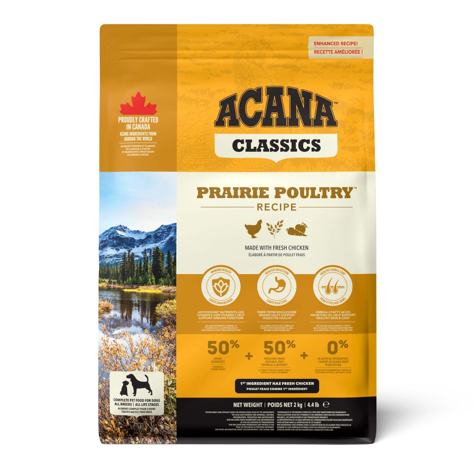Acana Classics Prairie Poultry Tavuklu Köpek Maması 2 Kg (Tüm Irk ve Yaşam Evreleri İçin)