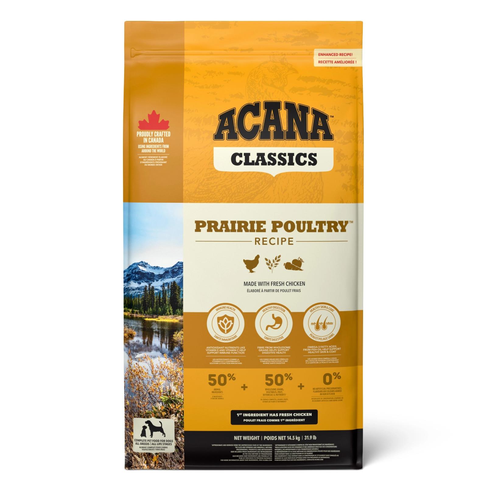 Acana Classics Prairie Poultry Tavuklu Köpek Maması 14.5 Kg (Tüm Irk ve Yaşam Evreleri İçin)