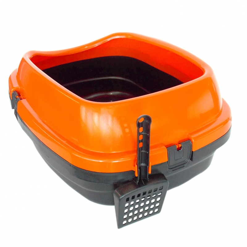 Açık Kedi Tuvalet Kabı Kürekli 49,5*40*22h