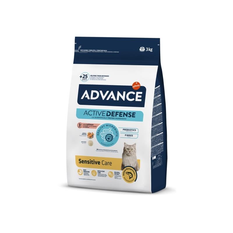Advance Cat Adult Salmon Sensitive Somonlu Yetişkin Kedi Maması 3 Kg