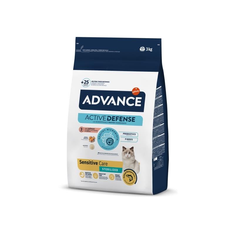Advance Cat Sterilised Salmon Sensitive Somonlu Kısırlaştırılmış Kedi Maması 3 Kg