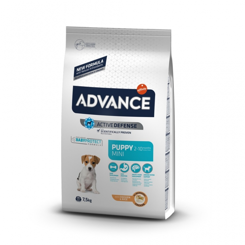 Advance Dog Puppy Protect Mini - Yavru Köpek Koruma Küçük Irk 7.5 KG