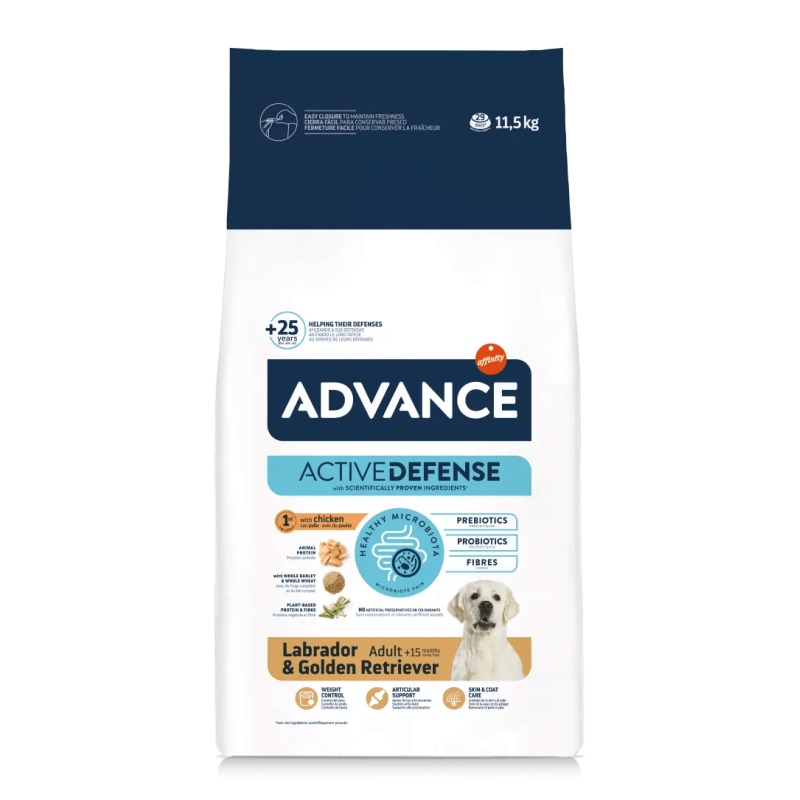 Advance Labrador & Golden Retriever Tavuklu Yetişkin Köpek Maması 11,5 Kg
