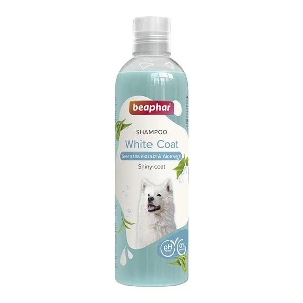 Beaphar Beyaz Tüylü Köpeklere Özel Aloe Veralı Şampuan 250 Ml