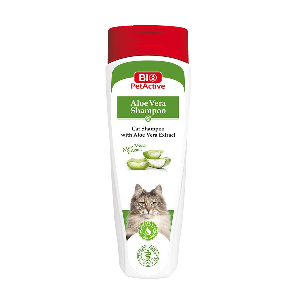 Bio PetActive Aloe Vera ve Buğday Özlü Şampuan Kedi̇ler İçi̇n 400 Ml.
