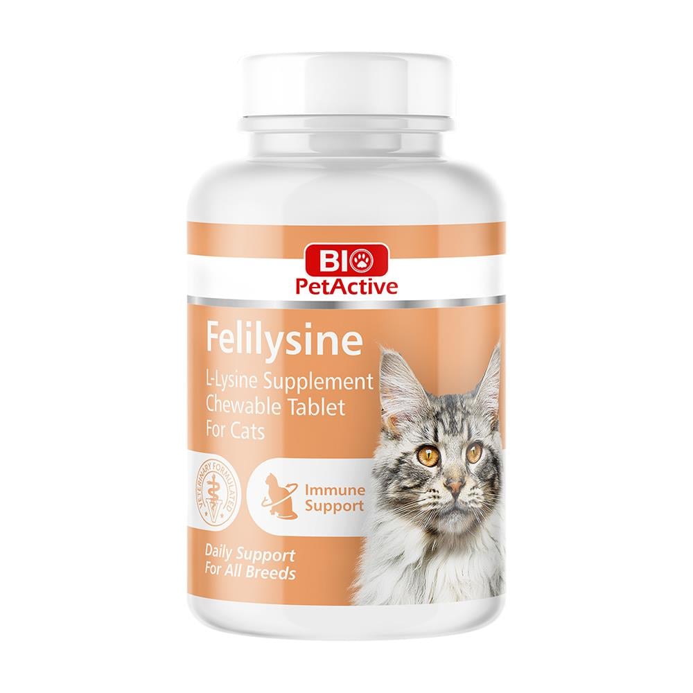 Bio PetActive Bio-felilysine Kedi̇ler İçi̇n Li̇zi̇n Tablet 90 Gr. (90 Tablet)