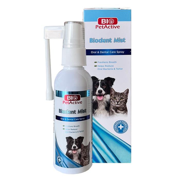Bio PetActive BioDent Mist Kedi ve Köpek Ağız Bakım Spreyi 50 Ml