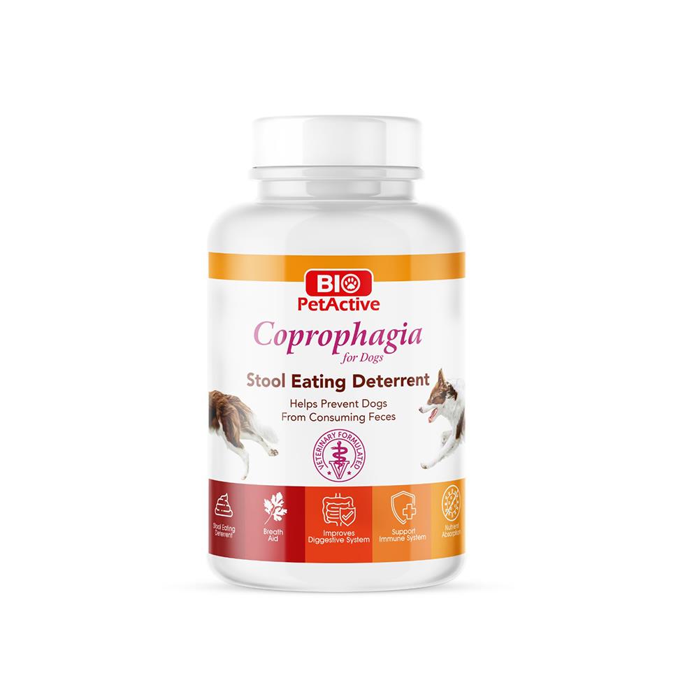 Bio PetActive Coprophagia Stool Eating Deterrent Köpekler İçin Dışkı Yeme Önleyici Tablet 90 Gr. (60 Tablet)