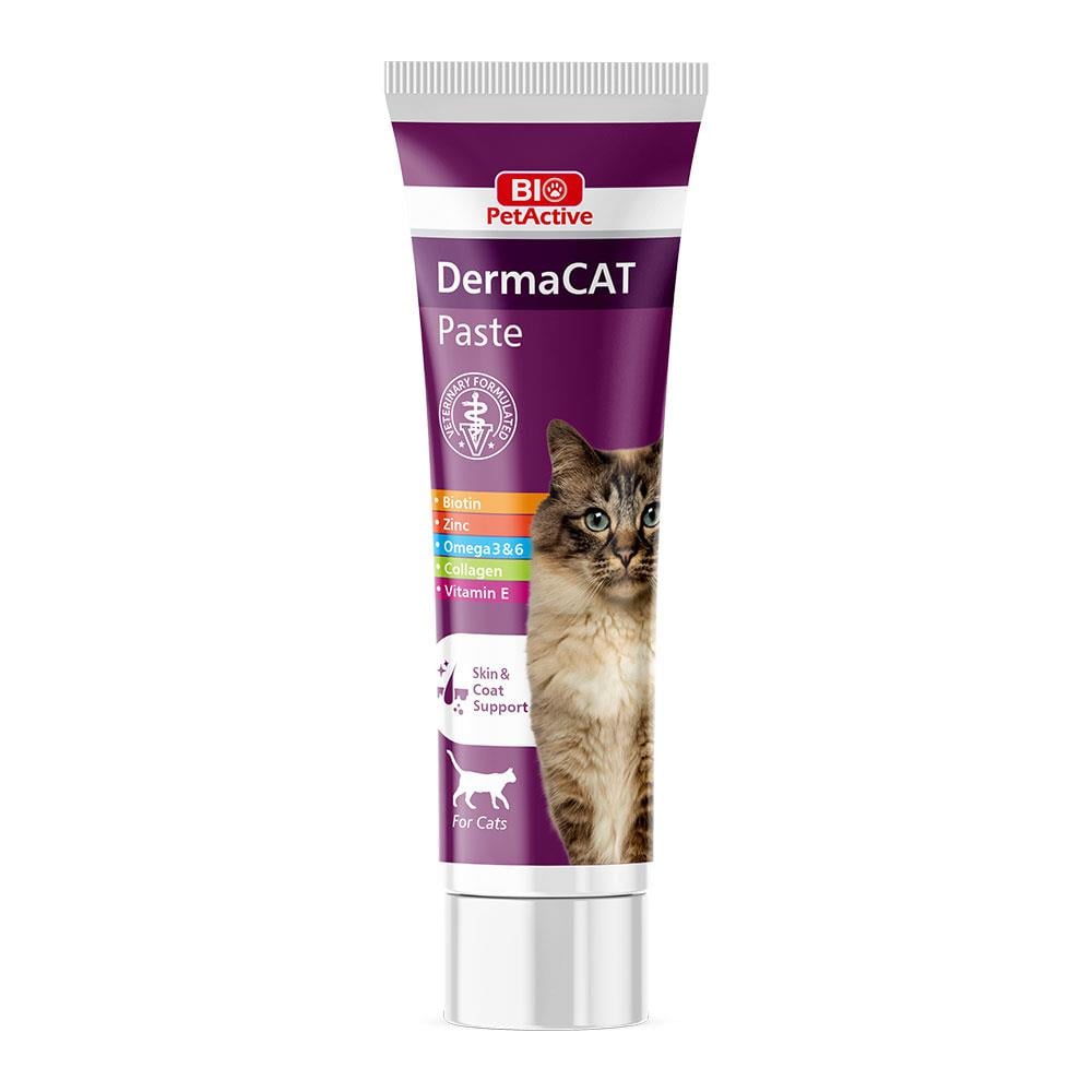 Bio PetActive Dermacat Paste Kediler İçin Deri ve Tüy Bakım İyileştirici Macun 100 Ml.